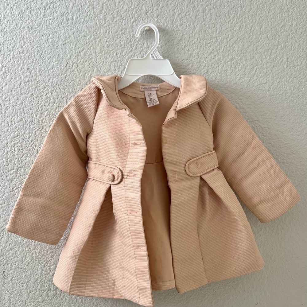 Catherine Malandrino Kids Tan Hooded Cape